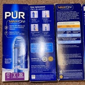 COPY - 5 brand new PUR MAX-ION filters fit 11 cup Classic